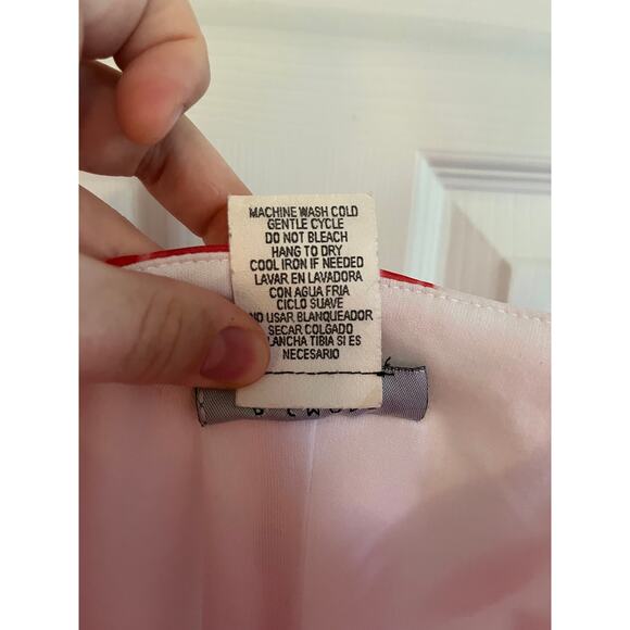 B. Smart Pink Floral Y2K Chiffon Dress - Picture 7 of 13